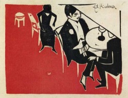 davoser-tagebuch:  Ernst Ludwig Kirchner, Gentleman with Lapdog