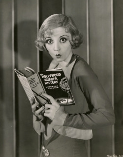 maudelynn:  The always adorable Alice White reading The Hollywood