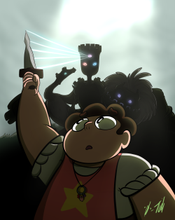 pbj-torta:  Steven of the Colossus   Part 1 of a video game Steven