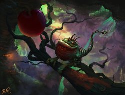 syfycity:Cherry belly dragonoid by Henrik Rosenborg