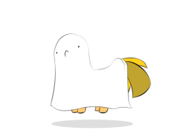 ask-gamer-pony:  Day1:   Ghost  costume?   x3!