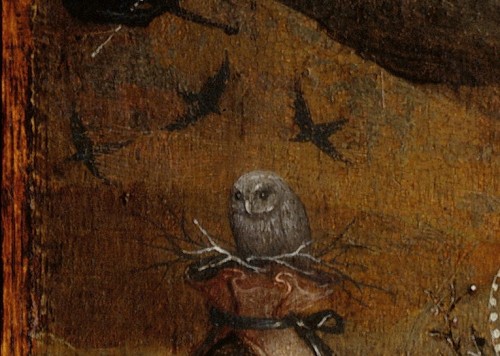 heksenwald:OWLS BY HIERONYMUS BOSCHaltarpiece of the hermits