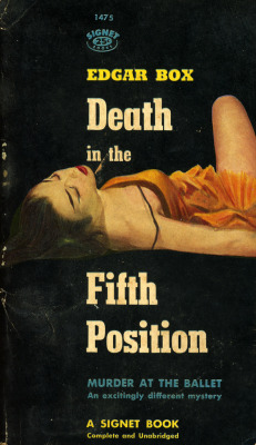 paperbackben: Death in the Fifth Position by Edgar Box Cover