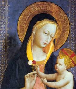 Fra Angelico (c. 1400-55) San Domenico Altarpiece (detail) 1423-24