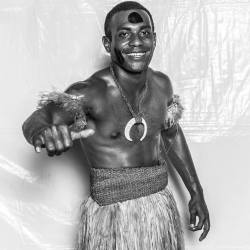   Fijian man, photographed at the Festival de las Artes del Pacifico