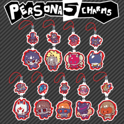 42wv:  42wv:  Persona 5 charms are up for pre-order! 🃏💀😼🐱 ✨✨✨>>>PRE-ORDER
