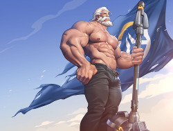 silverjow:  Honour and glory! Presenting the majestic Reinhardt