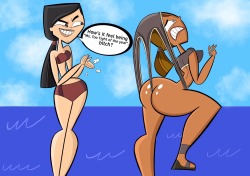 ck-blogs-stuff:   ck-blogs-stuff:   Courtney’s Atomic (Beach) Wedgie by Codykins123  After drawing Sky’s Back Head Wedgie, it kinda inspired me to do the exact same thing to some of the other TD girls (and possibly other female characters in other