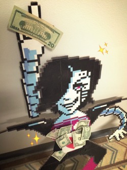 mettatondoesthings:  This is the money Mettaton. He only appears