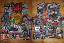 metal-battle-jacket:  Here’s denim in some patches. from