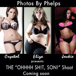 That&rsquo;s today!!!!!!!  Ohhh snap @crystalrosemua  @modelelizajayne and @jackieabitches  can a camera handle so much sex appeal and thickness in one shoot ?!?!  #photosbyphelps  #dmv #thick