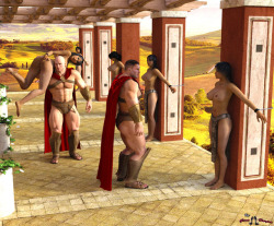 ginasbdsm:  Greek Sex- As a reward for winning battles, the Generals