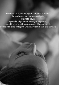 turkishcuckoldcaptions:  Kocacım…Kasma bebeğim…Amımın