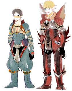 lavibaka:  I’ve always wanted a monster hunter AU…