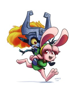 iancsamson:  Followup to yesterday’s   Bunny Link Inktober