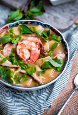 do-not-touch-my-food:  Asian Shrimp and Noodle Soup