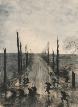 poboh:  Soldiers dashing across the Road, Gunner F.J. Mears.