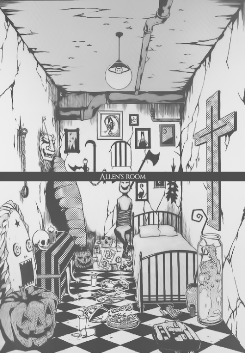 moyashies:  DGM characters & their rooms | my edit & scans