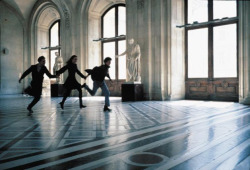acehotel:  Running through The Louvre, from Bernardo Bertolucci’s The