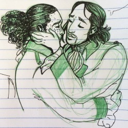 johnlaurels:  some gay shit i drew in my history of jazz notes