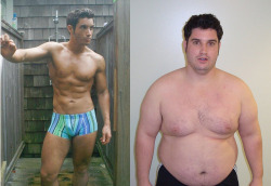 fatboydiet:  Wow! I can’t tell which picture he looks hotter in.