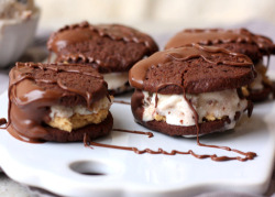 cake-stuff:  Chocolate Dipped Peanut Butter Chocolate Ice Cream