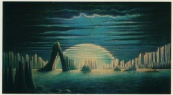 70sscifiart:  Alien landscapes by Russian artist Georgy Kurnin