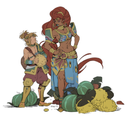 galactickohipot:Food and more Hyrule Champions!  Urbosa thou~