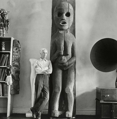 inneroptics:Max Ernst at Peggy Guggenheim’s Home, New York