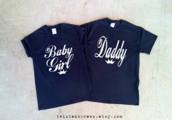 twistedskrews:  BDSM Couples Shirts Daddy Baby Girl clothing