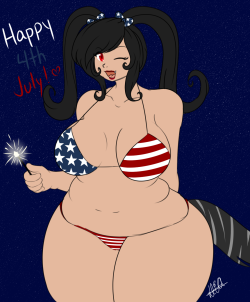 darkelfaqua:  Happy 4th of July! Hope mah USA peeps have a good