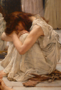 c0ssette:  Sir Lawrence Alma Tadema - The Women of Amphissa (detail)