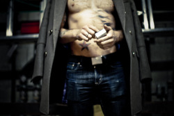 ADAM KLESH  (raw in the garage series) -photographed by landis