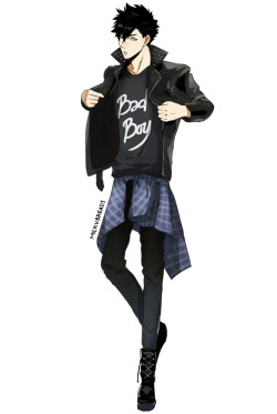 milkybreads:  Next on the casual clothes series: Kuroo! Will