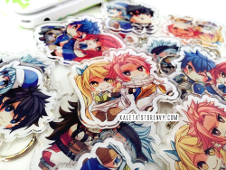 lapoin:  [ Fairy Tail - Acrylic Charms ]My shop is finally open