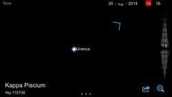 Stargazing tonight and I found Uranus 😅