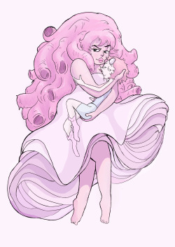 mr-dec:A Rose Quartz and her Pearl