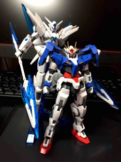 gunjap:  RG 1/144 GN-0000+GNR-010 00 Gundam Raiser 3rd UPDATE