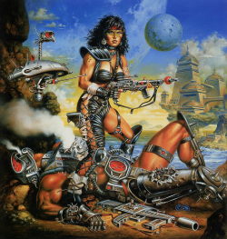 theactioneer:  Keith Parkinson Gamma World: Alpha Factor cover