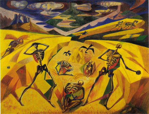artist-masson:The Andalusian Reapers, 1935, Andre Masson