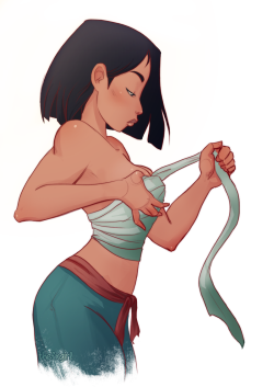 thefxgirl:  Mulan (Art Pack 3)   Aaaand here is Mulan.  She