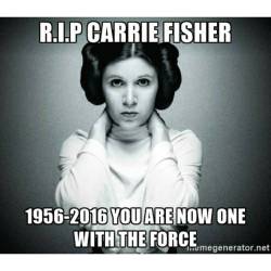 So many great people lost this year!!! 😢 #rip #carriefisher