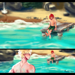 satur-nya:  KiriBaku inspired in The lost continent, by @_cattchi!