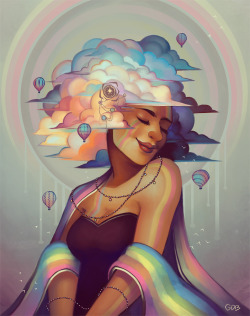 fyblackwomenart:  Arc en Celia by GDBee