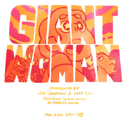 Get ready for an all new episode:  GIANT WOMAN Monday Feb 24th
