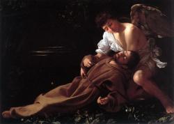 artist-caravaggio:  Saint Francis of Assisi in Ecstasy, CaravaggioMedium: