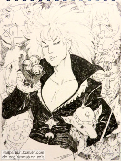 inktober #30 the goblin king i wonder if he ever feels self conscious