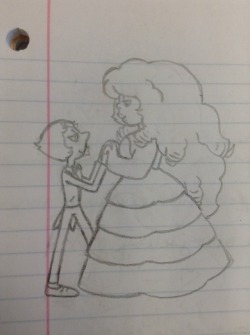 crystal-tart:a little rosepearl doodle