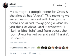 spacedijks: officialqueer: Alexa and Google are girlfriends 