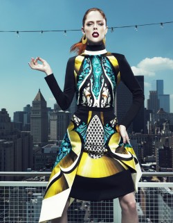 collections-from-vogue:  Coco Rocha in “Up There” Photographed